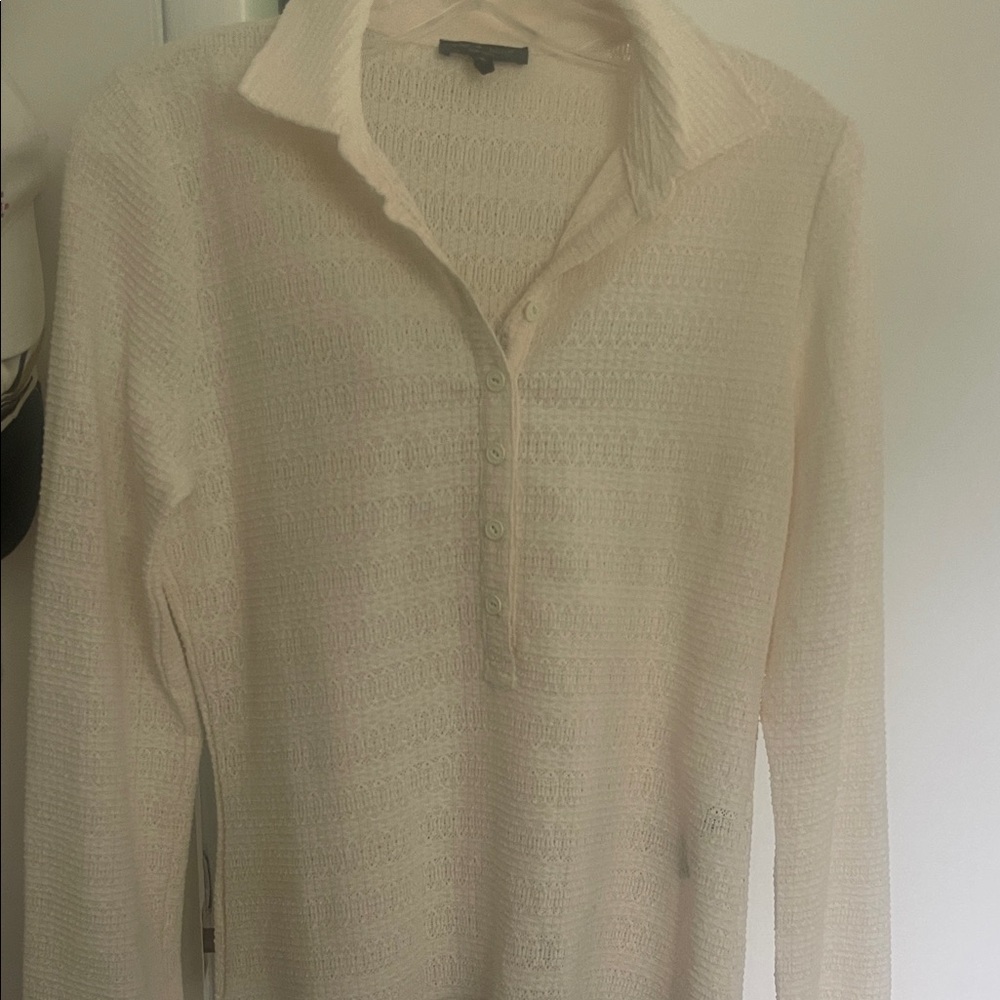 Rag & Bone Cream Button Down Women's Shirt